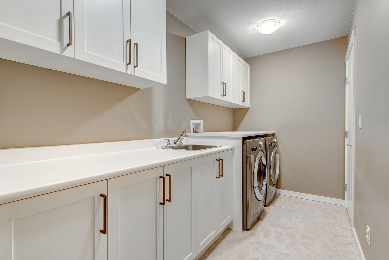 Laundry room in original home